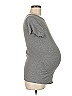 Isabel Maternity Gray Short Sleeve T-Shirt Size S - photo 4