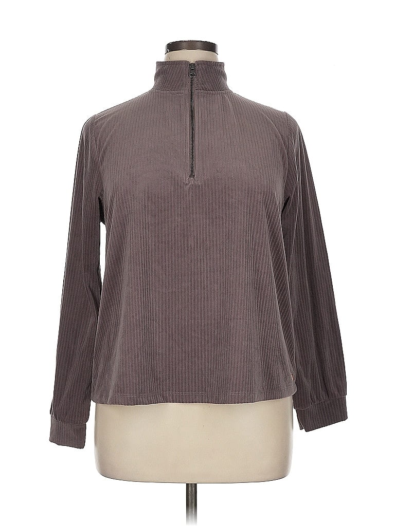 Pre-owned Livi Turtleneck Sweater In Gray