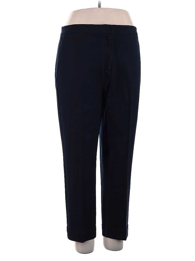 Ann Taylor Factory Solid Blue Casual Pants Size 14 - photo 1