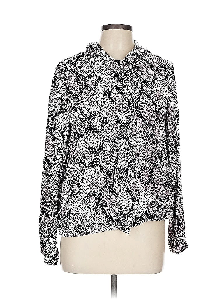 Pre-owned Chaser Blazer Jacket In Silver