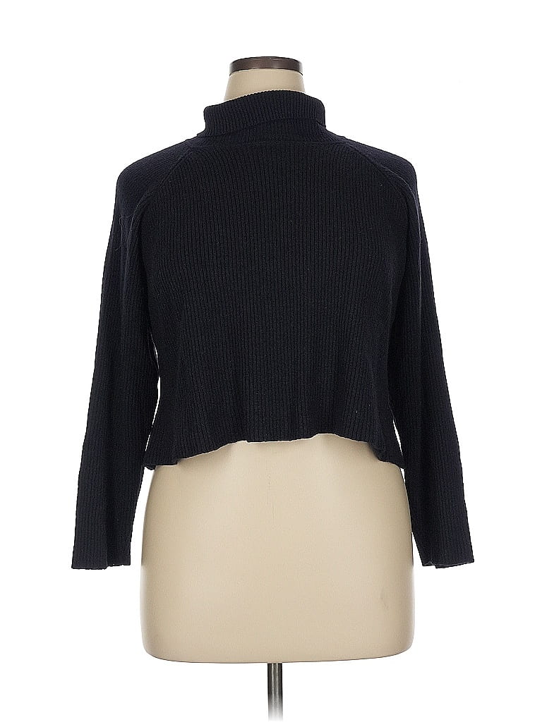 St. John Sport Black Wool Pullover Sweater Size XL - photo 1
