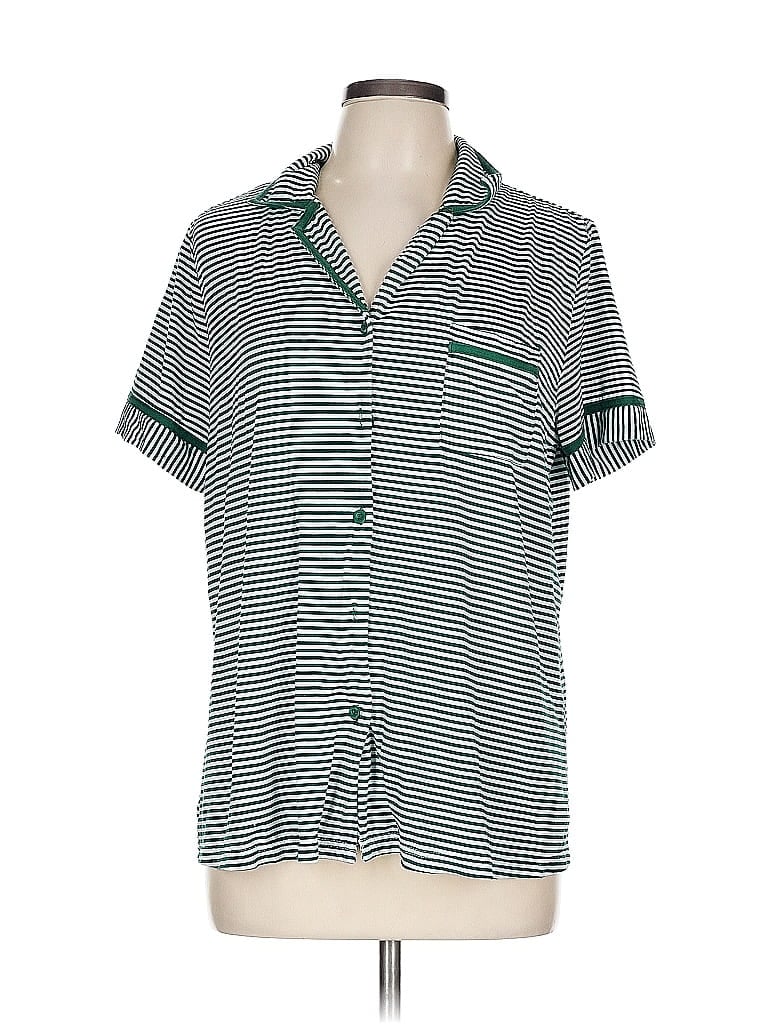 Pre-owned Assorted Brands Short Sleeve Polo Shirt In Green