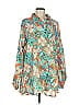 Arnhem 100% Cotton Tropical Orange Long Sleeve Blouse Size AU 12 - photo 1