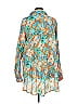 Arnhem 100% Cotton Tropical Orange Long Sleeve Blouse Size AU 12 - photo 2
