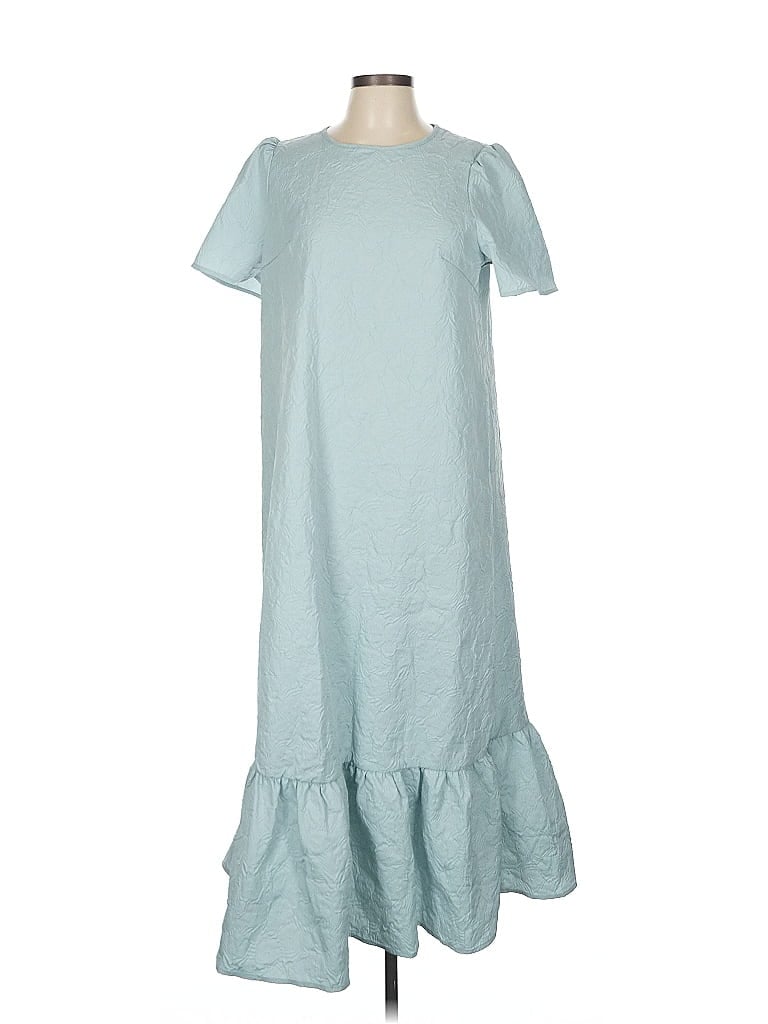 Pre-owned Shein Casual Dress In Blue