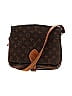 Louis Vuitton 100% Coated Canvas Brown Vintage Monogram Canvas Cartouchiere MM Crossbody Bag One size - photo 1