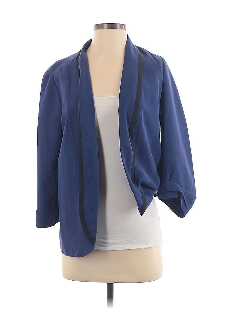 Pre-owned Express Cardigan Sweater In Blue