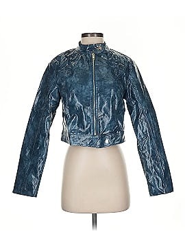 Cherry Mellow Faux Leather Jacket