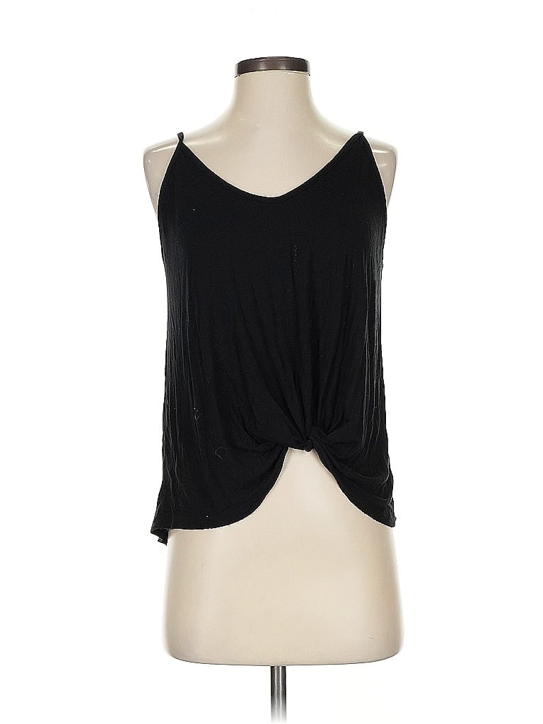 Pre-owned Wasabi + Mint Tank Top Black Strapless Neckline Tops