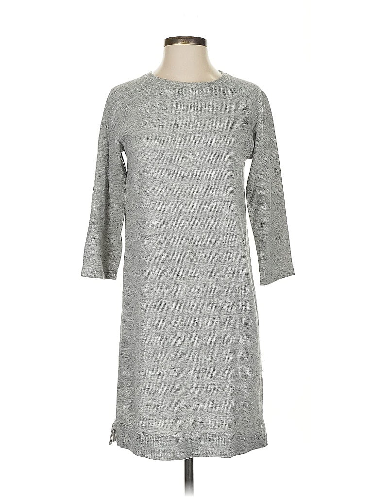 Pre-owned J.crew Factory Store Casual Dress In Gray