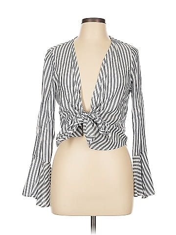 En Creme Long Sleeve Blouse (view 1)
