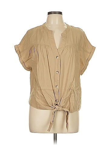 Sharagano Short Sleeve Blouse (view 1)