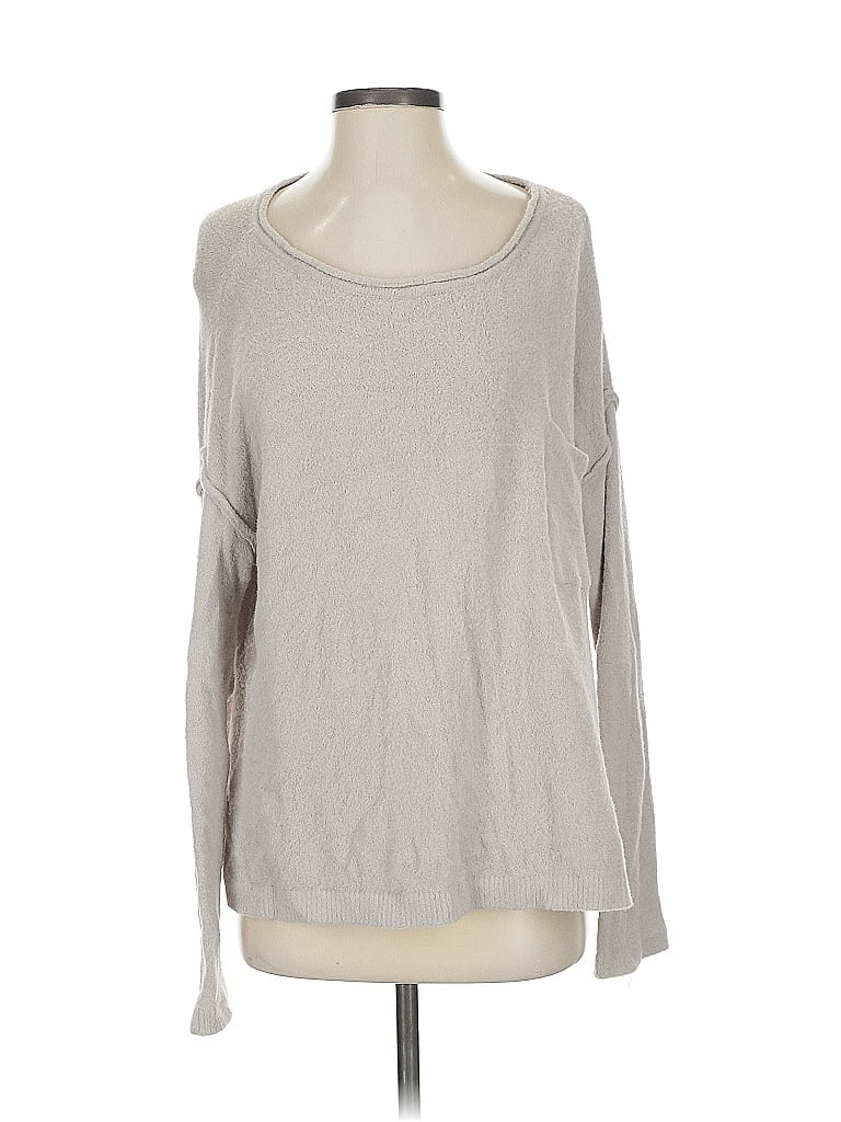 Pre-owned Pink Lily Pullover Sweater In Gray