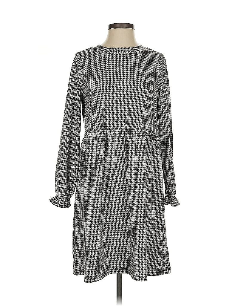 Pre-owned Ann Taylor Loft Casual Dress In Gray