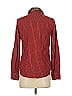 Merona 100% Cotton Houndstooth Red Long Sleeve Button-Down Shirt Size S - photo 2