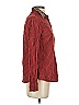 Merona 100% Cotton Houndstooth Red Long Sleeve Button-Down Shirt Size S - photo 4