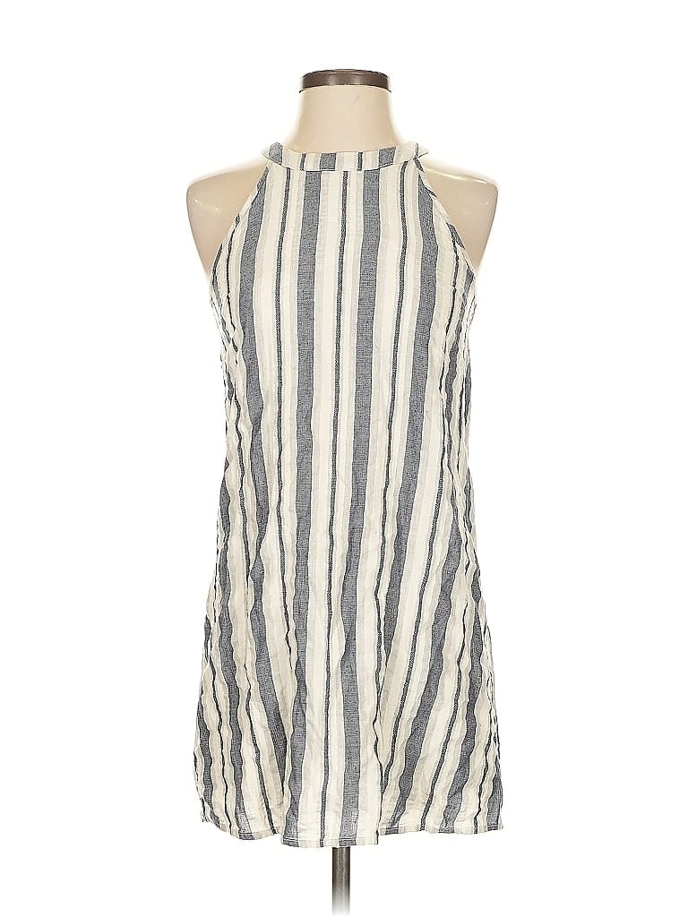 Pre-owned Monteau Casual Dress In White