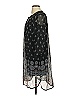 J.Jill 100% Polyester Paisley Black Casual Dress Size S - photo 5