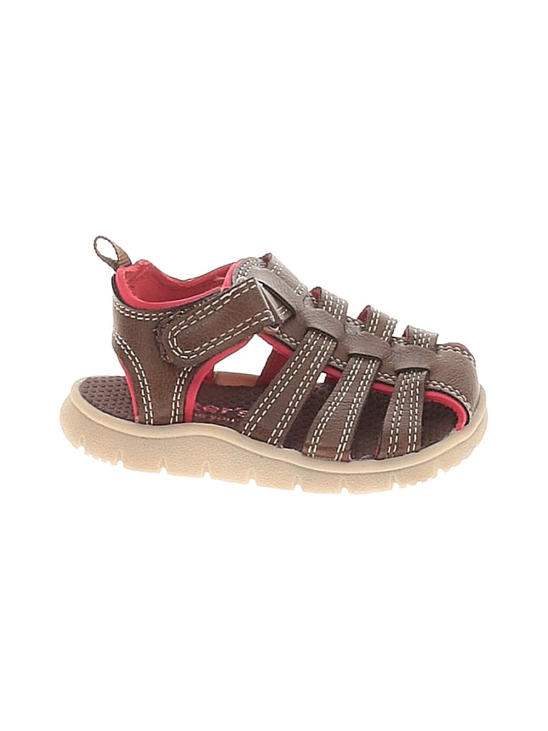 Pre-owned Carter's Kids' Sandals In Brown