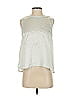 ATM 100% Silk Silver Sleeveless Silk Top Size S - photo 1