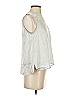 ATM 100% Silk Silver Sleeveless Silk Top Size S - photo 4