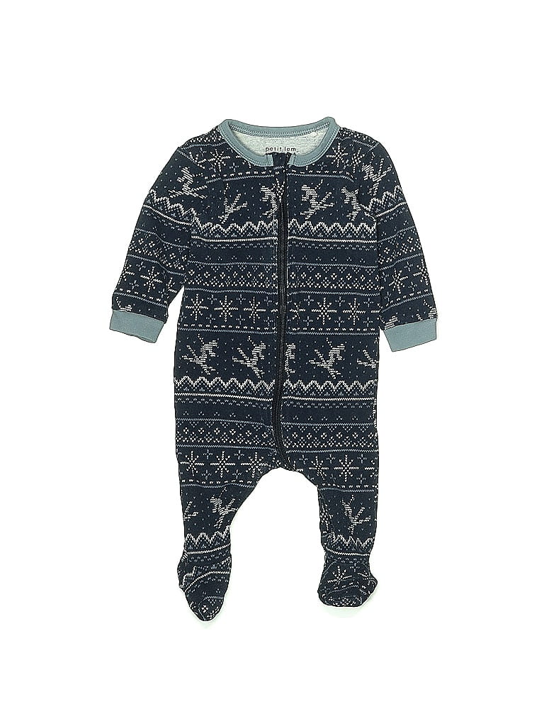 Petit Lem Bodysuit Dress- Knit Blue main image 1