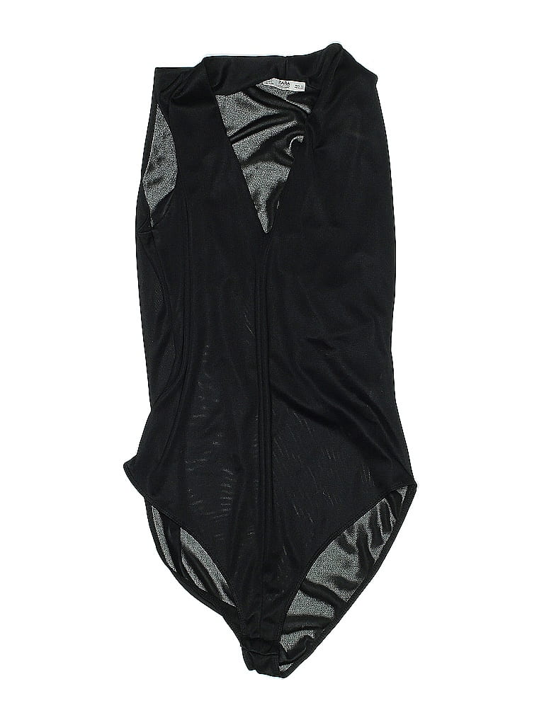Pre-owned Zara W&b Collection Bodysuit In Black
