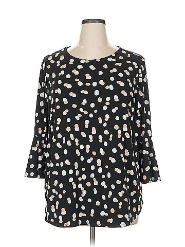 Carmen Carmen Marc Valvo 3/4 Sleeve Blouse (view 1)