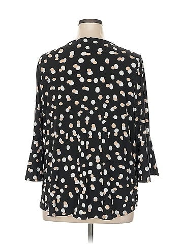 Carmen Carmen Marc Valvo 3/4 Sleeve Blouse (view 2)