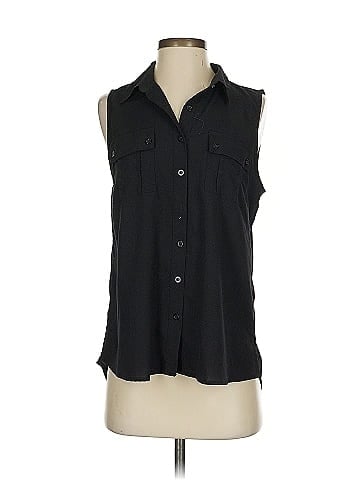 Edge Sleeveless Blouse (view 1)