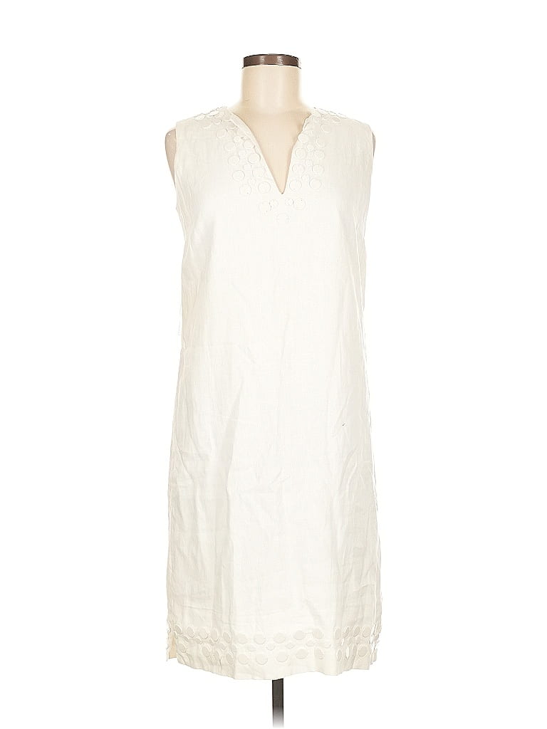 Pre-owned Isaac Mizrahi For Target Casual Dress In White