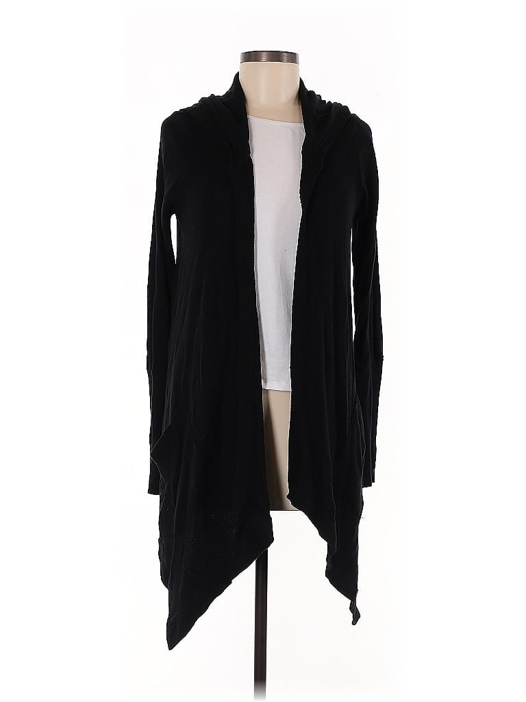 Pre-owned Splendid Cardigan Sweater In Black