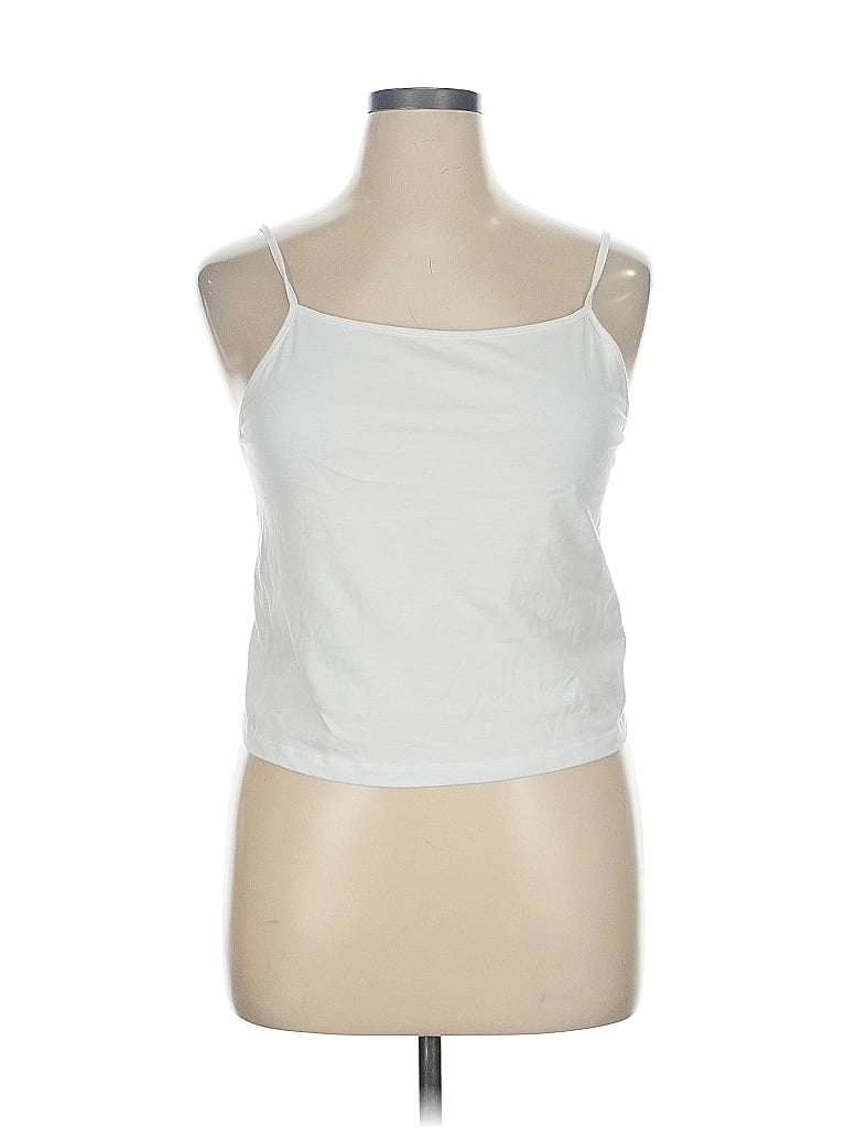 WILD FABLE Pre-owned Tank Top White Strapless Neckline Tops