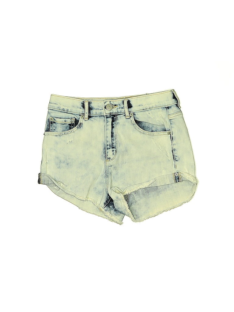 Pre-owned Garage Denim Shorts In Green