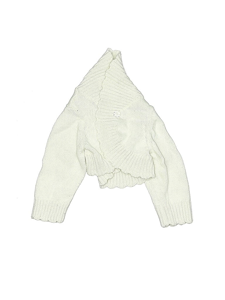 Pre-owned Old Navy Babies' Cardigan Sweater In White