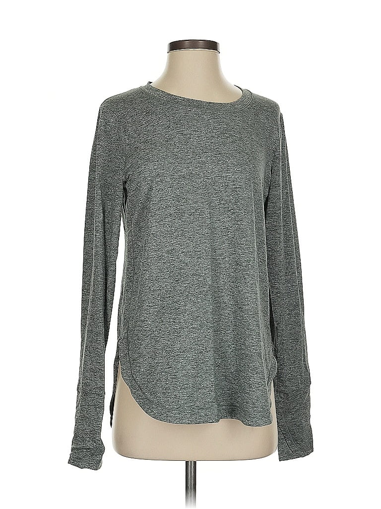 Click to view more detailed imagery on our partner's website Pre-owned Athleta Long Sleeve T-shirt In Gray