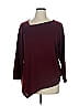 DG^2 by Diane Gilman Burgundy 3/4 Sleeve T-Shirt Size 1X - photo 1
