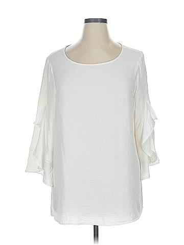Counterparts 3/4 Sleeve Blouse (view 1)