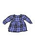 Carter's 100% Cotton Blue 3/4 Sleeve Button-Down Shirt 3-6 MO / 6 MO - photo 2
