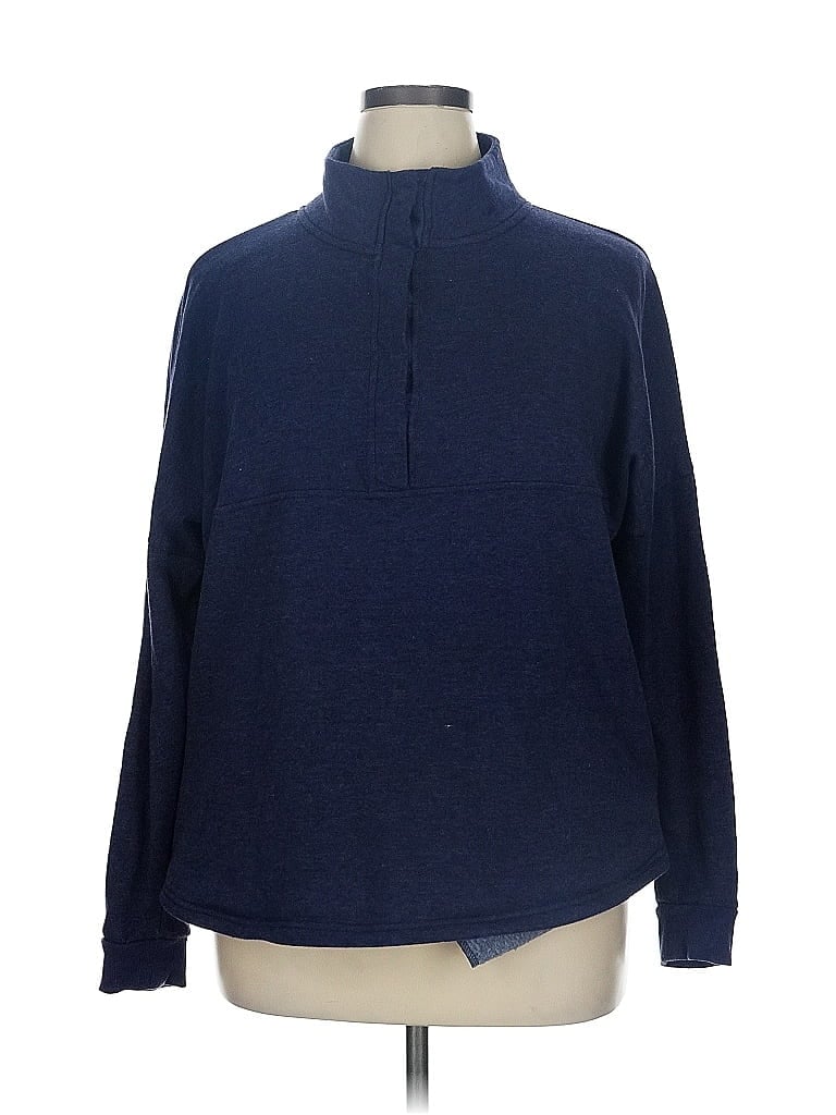 Colosseum Athletics Blue Turtleneck Sweater Size XL - photo 1