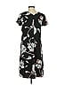 A New Day 100% Polyester Print Black Casual Dress Size XS - photo 2