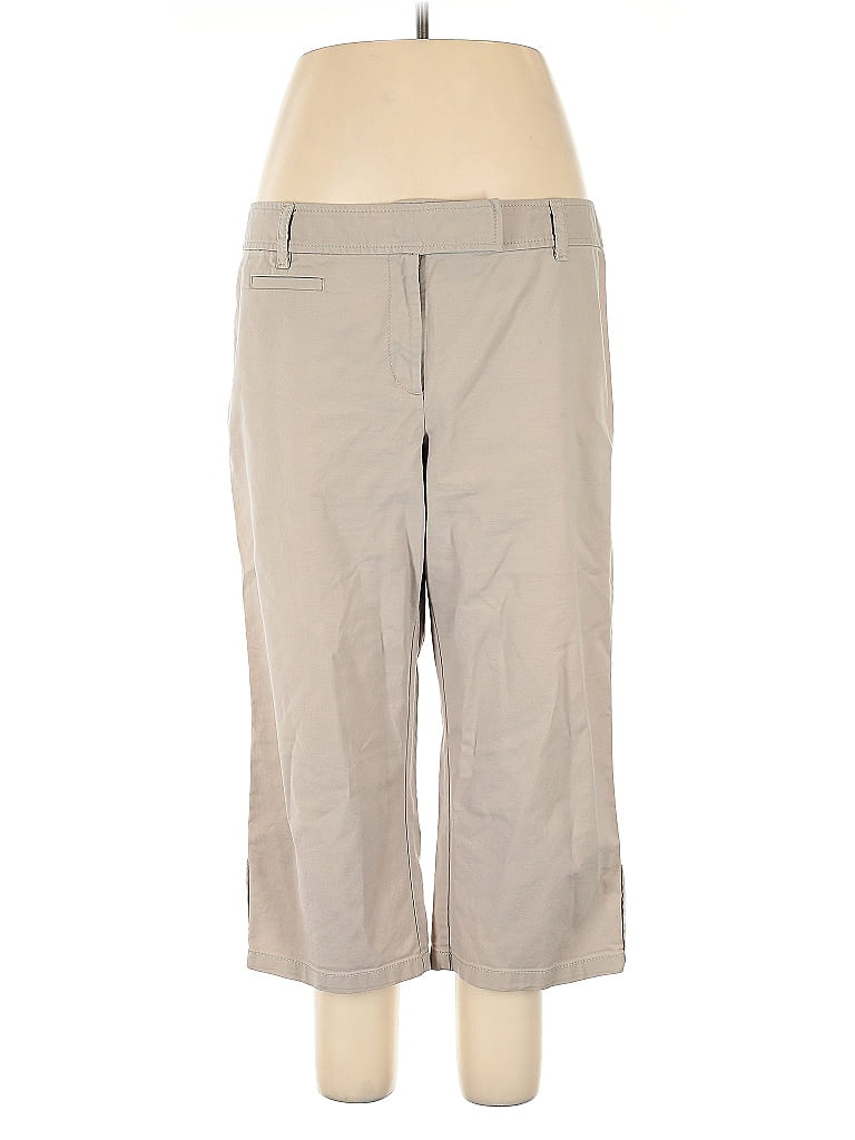 Ann Taylor Factory Tan Khakis Size 16 - photo 1