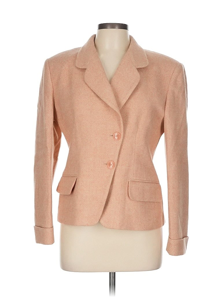 Click to view more detailed imagery on our partner's website Pre-owned Jones New York Wool Blazer Jacket In Brown