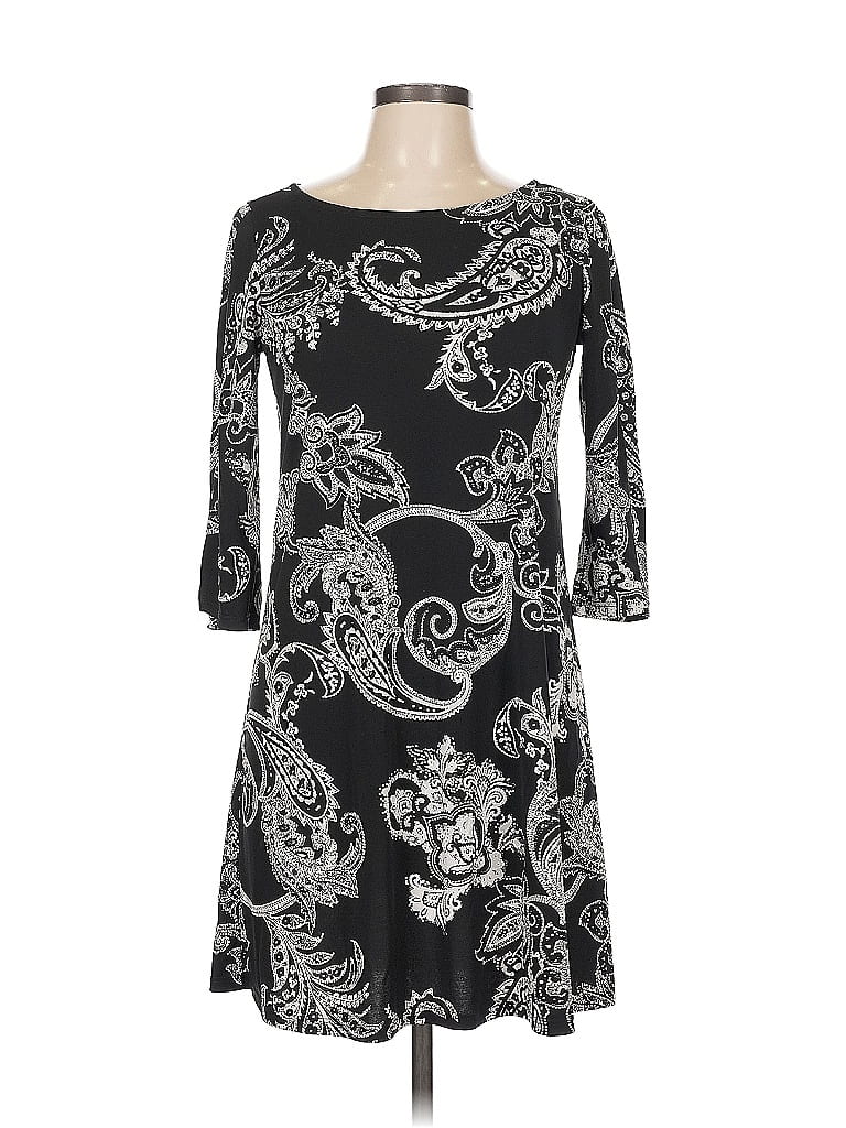 Click to view more detailed imagery on our partner's website Pre-owned Roz & Ali Casual Dress In Black