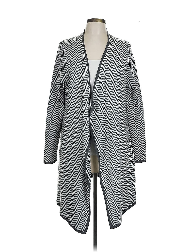 Pre-owned Ann Taylor Factory Cardigan Sweater In White