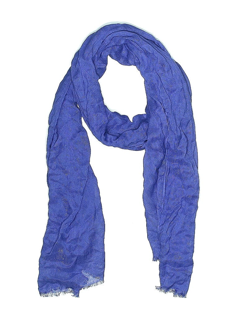 Pre-owned Gap Outlet Scarf In Blue