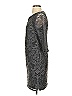H&M 100% Polyester Gray Cocktail Dress Size S - photo 5