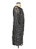 H&M 100% Polyester Gray Cocktail Dress Size S - photo 4