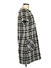 Plastic Island 100% Denim Plaid Gray Casual Dress Size M - photo 3