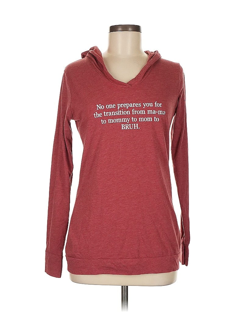 Cherryloom Burgundy Long Sleeve T-Shirt Size M - photo 1